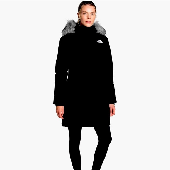 THE NORTH FACE Women’s Arctic Parka, Black, XL, like new! - Picture 1 of 8